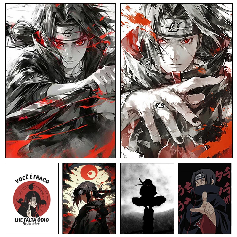 Resin Art Wallpaper - Naruto Itachi Anime 5D Full Round