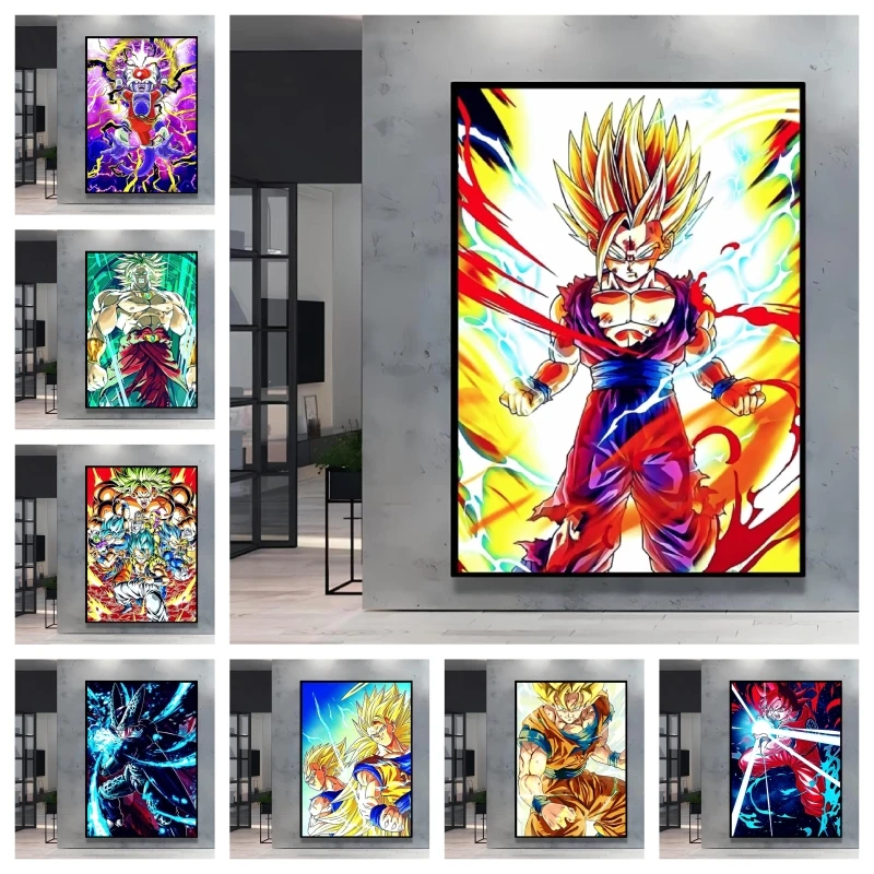Dragon Ball Gohan Anime 5D Ful - Resin Art Wallpaper 评论和价格