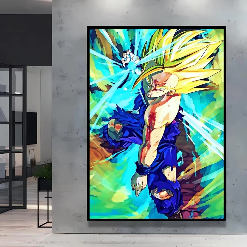 Dragon Ball Gohan Anime 5D Ful - Resin Art Wallpaper 评论和价格