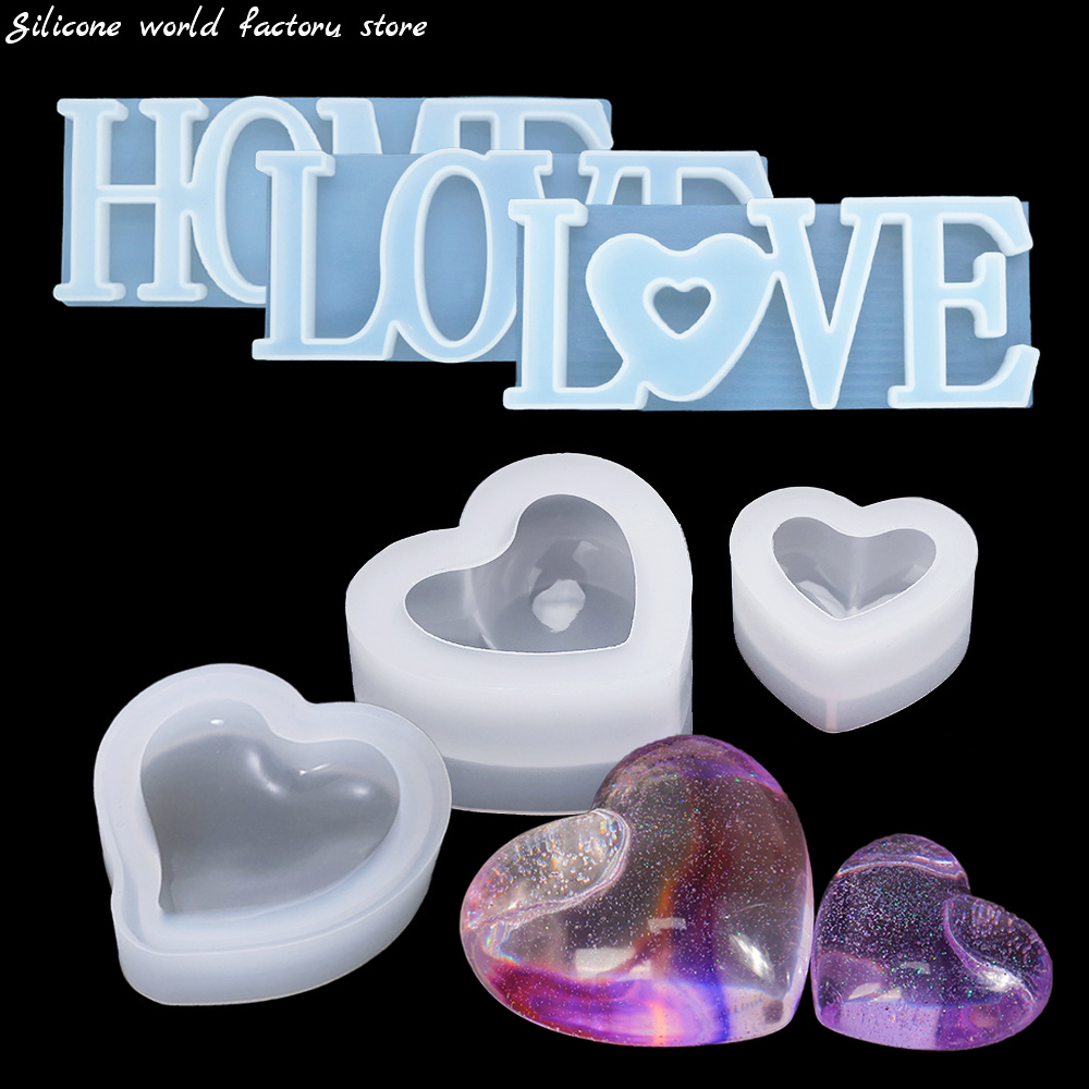 Silicone World 3D Heart Candle - Resin Art Alphabet 评论和价格