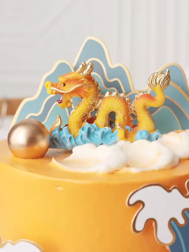 Chinese Style Happy Cake Toppe - Resin Art Alphabet 评论和价格