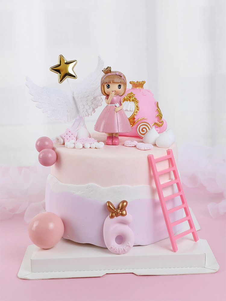 Pink Castle Girl Bow little Pr - Resin Art Alphabet 评论和价格