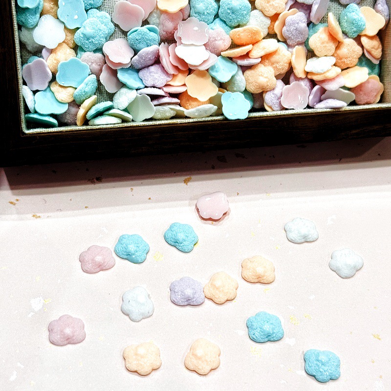 50Pcs 11X10.5mm Mini Sugar Clo - Resin Art Case 评论和价格