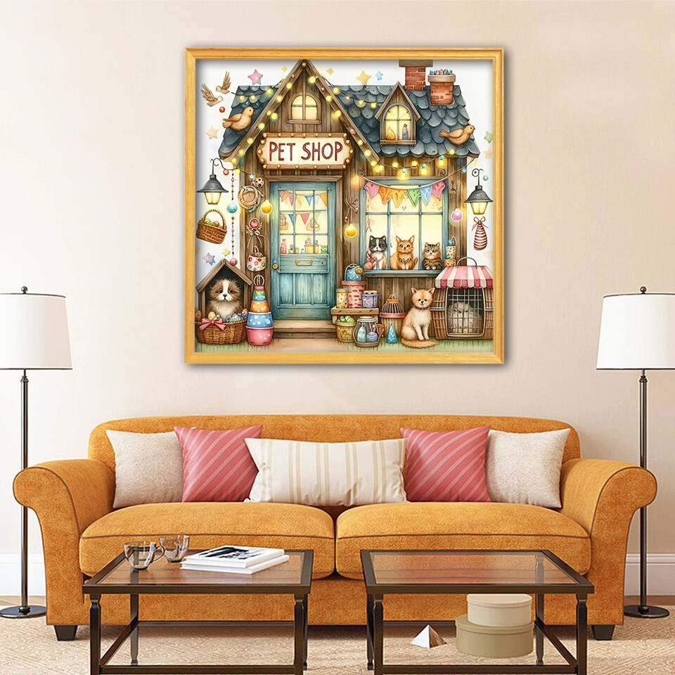 1pc frameless  5D Diamond Pain - Resin Art Wallpaper 评论和价格
