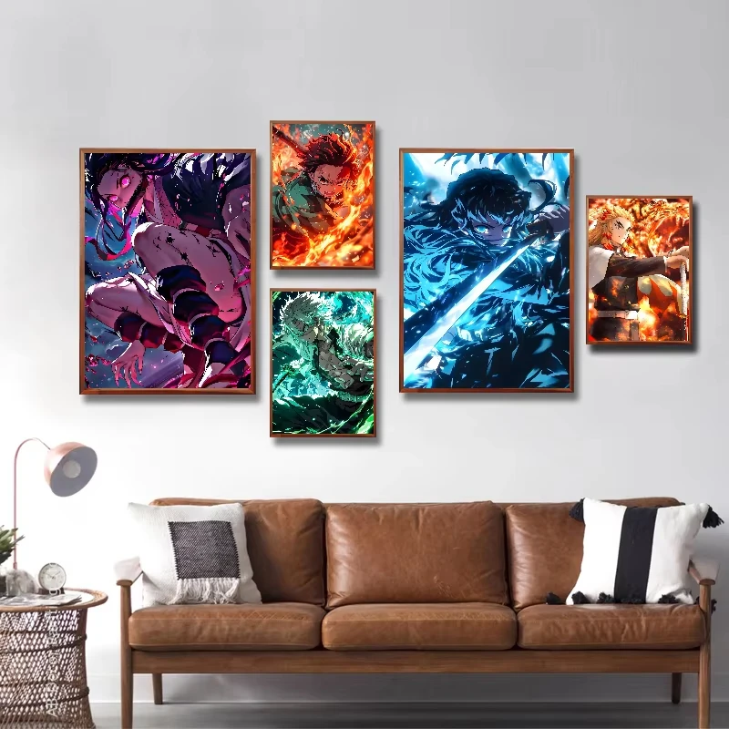 Demon Slayer Anime 5D Full Rou - Resin Art Wallpaper 评论和价格