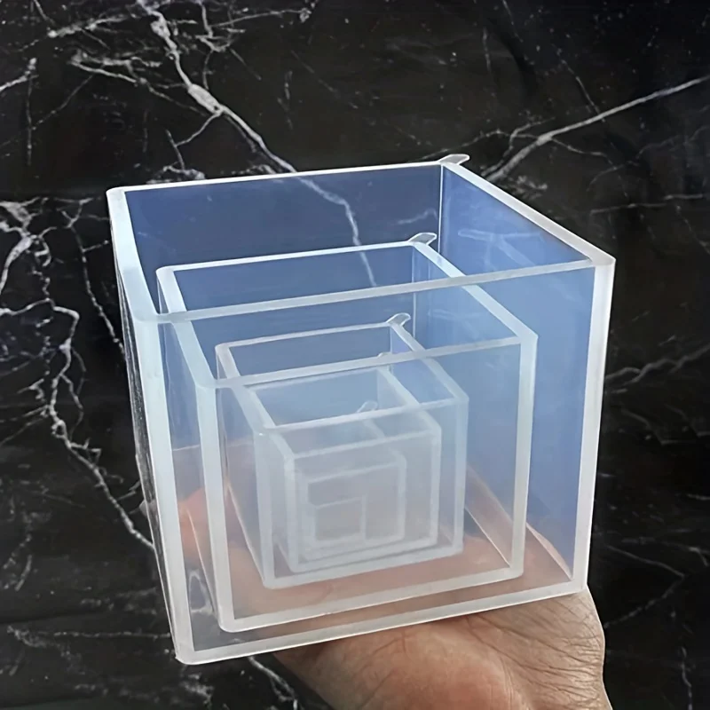 5 pcs Square Resin Mold Silico - Resin Art Case 评论和价格