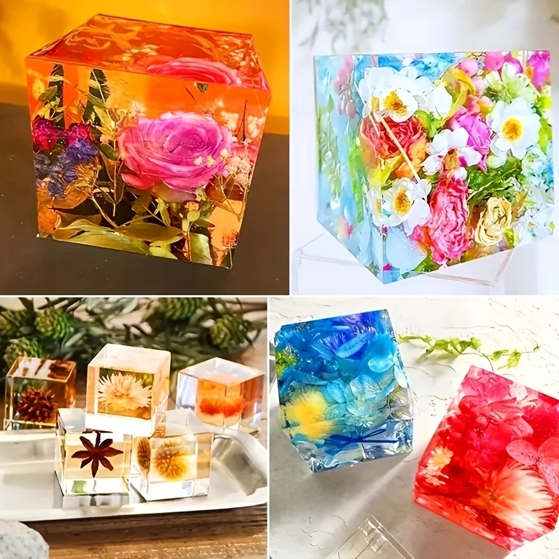 5 pcs Square Resin Mold Silico - Resin Art Case 评论和价格